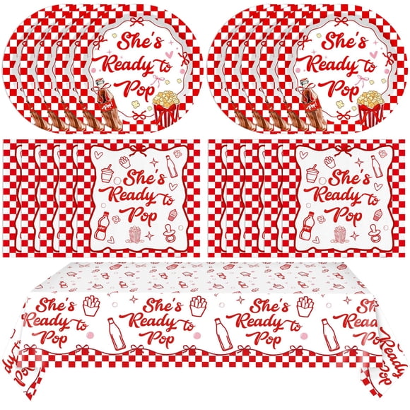 Decoración de fiesta LOIYSHINE 41 piezas para baby shower