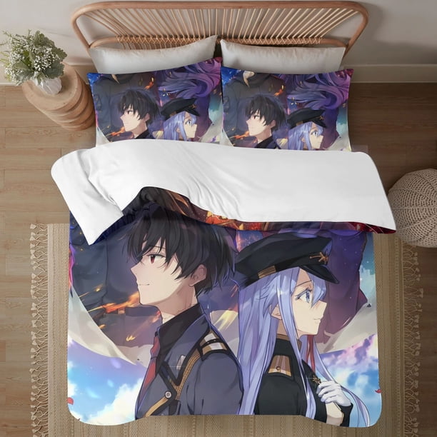 86-Eight Six Soft 3D Printed Duvet Cover Bedding Set with Comforter Cover 3 Piece Set