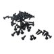 thumbnail image 1 of 100 Uds. Tornillos Para Golpeador De Bajo Para Guitarra Eléctrica Bajo 3x12mm Negro, 1 of 5