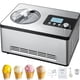 thumbnail image 1 of VEVOR Máquina automática para hacer helados con compresor incorporado, máquina de yogur de frutas sin precongelación de 2 cuartos, máquina para hacer sorbetes eléctrica de acero inoxidable, máquina pa, 1 of 3