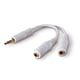 thumbnail image 1 of Divisor de altavoces y auriculares Belkin Standard White, 1 of 2