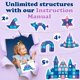 thumbnail image 3 of Bloques de construcción Little Pi Frozen Princess Castle 102 piezas, 3 of 6