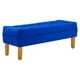 thumbnail image 2 of Banqueta Wood 2c Felpa 01 Azul Rey, 2 of 4