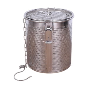 Magideal - Canasta De Colador De Cocción, Infusor De Bola De Té Con Gancho De Cadena, Canasta De Especias, Canasta De Separación De Condimentos Para Guisos De Té 16X16Cm