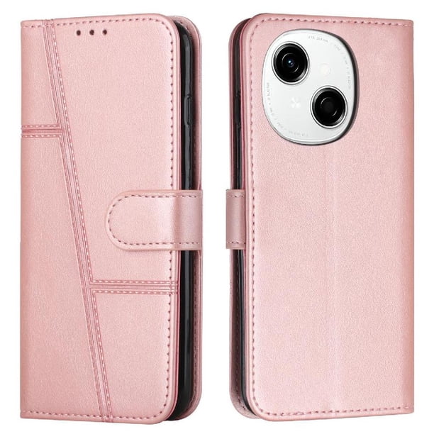 Funda Flip para FOXDOCK Tecno Pop 9 5G – Carcasa delgada y resistente a impactos con soporte para uso diario y profesional