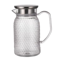 Magideal - Jarra Fría, Jarra Fría Y Caliente, Nevera, Café Y Tapa, Anticaída Para El Hogar, Pc, Jarra De Agua De Té Helado, Jarra De Agua De Jugo Resistente Al Tapa De Acero Plata