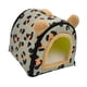 thumbnail image 1 of Casa Para Mascotas Plegable Camas Para Perros Convertibles Para Perros Peque?os Con Cojín Lavable Verde 35x29x29cm, 1 of 5