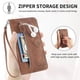 thumbnail image 5 of Para Samsung Galaxy S26 5G Funda de 6.3 Pulgadas, Billetera para Mujer Hombres, Duradera de Cuero PU Magnética con Tapa, Correa de Cordón, Correa de Muñeca con Cierre, Tarjetero, Billetera, Funda, 5 of 9