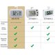thumbnail image 2 of AEVETE 2 Pack Waterproof Digital Refrigerator Freezer Thermometer, 2 of 3