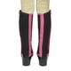 thumbnail image 4 of Half Chaps TuffRider Keeneland sintético para niños, negro y rosa intenso, 4 of 5