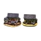 thumbnail image 5 of 2 piezas Micro casas Estatuas de escultura coleccionables en miniatura de jardinería en miniatura paisaje de resina adorno para interiores Blanco, 5 of 5