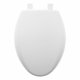 thumbnail image 2 of Asiento de inodoro Mayfair de Bemis Affinity, alargado, de plástico blanco, 2 of 2