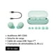 thumbnail image 4 of Audifonos Bluetooth TWS IPX4 10H InEar Verde Menta WF-C500, 4 of 7