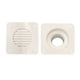 thumbnail image 1 of Sistema de ventilación para caja de batería A.A, blanco, con rejilla y placa cónica, 1 of 2