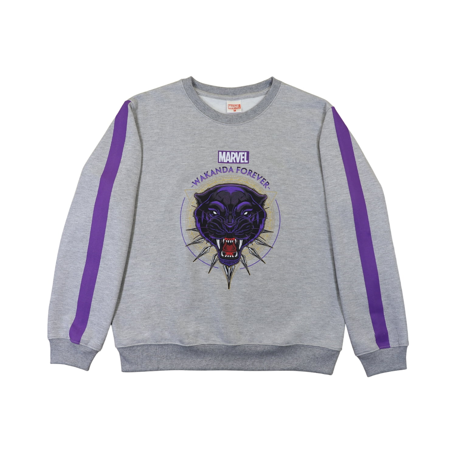 Poleron Mujer Black Panther Wakanda Gris Marvel