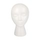 thumbnail image 3 of Cabeza De Maniquí De Espuma, Soporte Blanco Para Postizo, Soporte Para Postizos Para El Hogar, Estilo De Auriculares E, 3 of 5