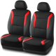 thumbnail image 2 of Fundas de asiento de coche Skechers de espuma viscoelástica Air Cool Mesh, color rojo, 2 of 7