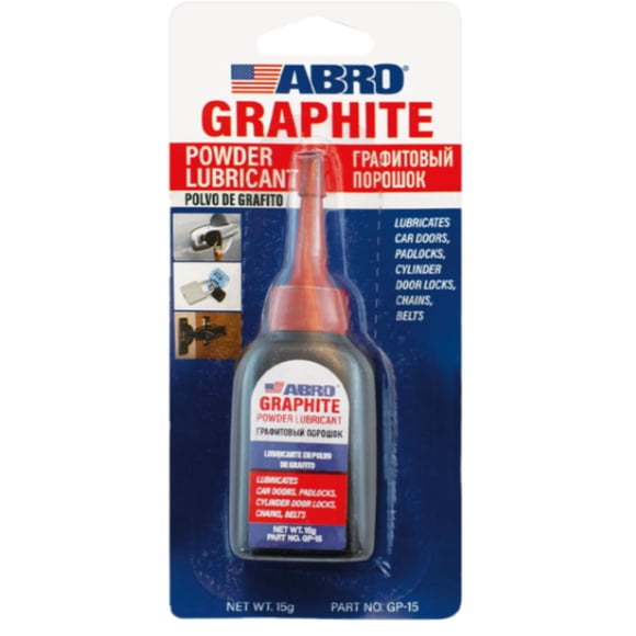 Lubricante de Grafito en Polvo marca Abro 15 Grs.