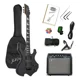 thumbnail image 1 of Guitarra Electrica Bg 39 Ibrah Music + Amplificador 20 W Negro, 1 of 3