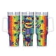 thumbnail image 1 of Osos Bailarines Vaso aislado de acero inoxidable con asa, diseño temático, regalo para familia, amigos y fans; incluye pajita y encaja en el portavasos estándar, 40 oz, 1 of 6