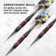 thumbnail image 3 of Dardos Soft Tip Viper Black Ice con anillos rojos, 16 g, 3 of 9