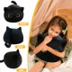 thumbnail image 5 of Peluche Gato Negro CHNBF 45x29x25 cm Almohada Suave, 5 of 6