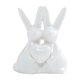 thumbnail image 3 of Estatua De Pareja De Conejos, Escultura De Animales De Cerámica, Regalo De Fiesta, Estatuilla De Conejito Para El Hogar, Color Blanco, 3 of 3