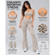 thumbnail image 4 of Conjunto Deportivo Mujer Peto y Calza Flare Cintura Alta Gym, 4 of 5