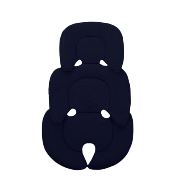Cojín para Cochecito, Cojín Interior para Asiento de Cochecito, Cojín de Asiento Acogedor Y Transpirable para Niños Pequeños, Cubrecolchón de Apoyo Pa Azul marino