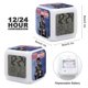 thumbnail image 2 of Hermanastros theme 7 colors Alarm Clock Digital LED Alarm Clock Gifts for kids friends family, 2 of 6