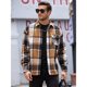 thumbnail image 2 of Camisa Chaqueta de Franela a Cuadros JEMLDL para Hombre, 2 of 3