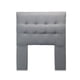 thumbnail image 1 of Respaldo De Cama 1.5 Plazas Manarola Tela Gris Claro, 1 of 2