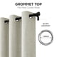 thumbnail image 5 of Cortinas opacas Joydeco Burg de 240 cm, 2 paneles, 100% negras, 5 of 9