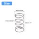 thumbnail image 2 of Resorte de Compresión Uxcell, 5 Piezas de Acero Inoxidable 304, 25mm OD, 1.6mm de Alambre, 45mm de Longitud, 2 of 4