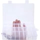 thumbnail image 2 of Caja organizadora con divisores ajustables, organizador de 15/24/36 compartimentos, contenedor de almacenamiento transparente para organizar cuentas, aparejos de pesca, tablero de fieltro y, 2 of 8
