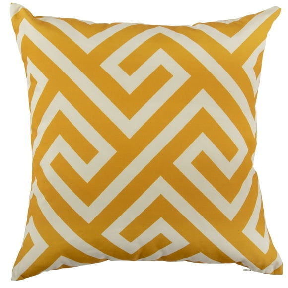 Cojin Geometrico Amarillo 45x45 Cm