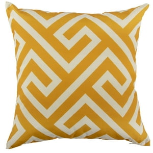 Sueño Blanco - Cojin Geometrico Amarillo 45X45 Cm