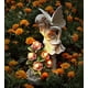 thumbnail image 3 of Estatua Figura Ángel Jardín Escultura Decoración LED Jhn, 3 of 3
