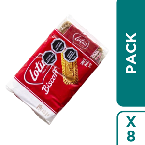 Pack 8 Galletas Lotus Biscoff 124 Grs C/U
