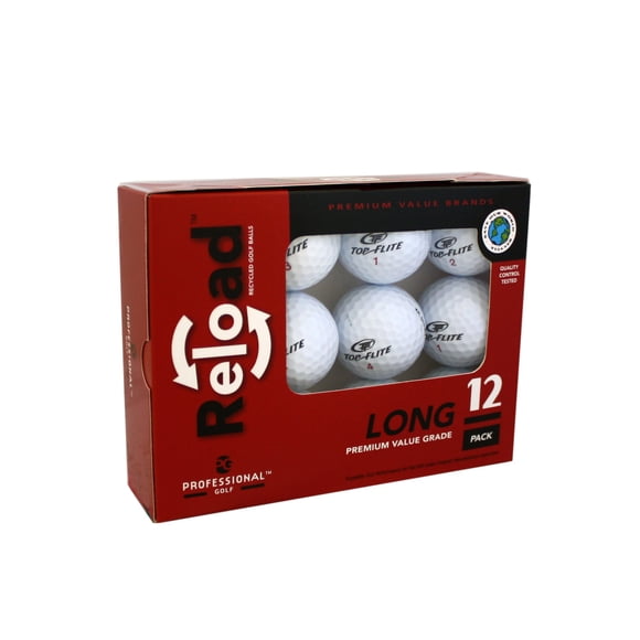 Pelotas de Golf Top Flite 12 Unidades Blancas Recicladas