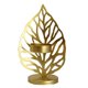 thumbnail image 2 of Candelabro De Hoja Nórdica Candelero De Hierro Forjado Artesanía Decoración De Sala De Estar Dorado A, 2 of 5