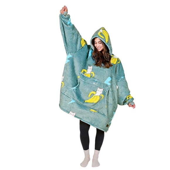 Sudadera con capucha Tirrinia Oversized Fluffy Sherpa