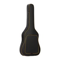 Magideal - Bolsa Para Guitarra, Mochila Acolchada, Correa De Hombro Ajustable Portátil Con Bolsillos Frontales, Estuche De Transporte Para Guitarra Acústica De 4 Naranja