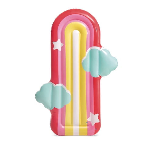 Flotador Inflable Mat Intex Nubes Y Estrellas 175X117X20 Cm Rainbow Cloud