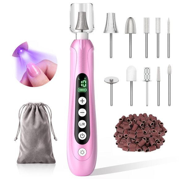 Taladro de uñas MNKSCOF inalámbrico 3000 mAh rosa