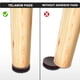 thumbnail image 4 of Almohadillas antideslizantes Yelanon para suelos de madera, 56 unidades, 4 of 7