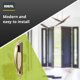 thumbnail image 3 of Juego de manijas Ideal Security DX en bronce brillante para puerta de tormenta, 3 of 5