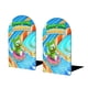 thumbnail image 1 of Gummy Bear y Amigos Sujetalibros decorativos temáticos, tope para estantería con base antideslizante, uso dual para hogar y oficina - 2 piezas, 1 of 6