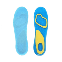 Genérico - Plantillas Silicona Y Gel Comodidad Color Azul Tamaño De La Plantilla Talla 38 A 42