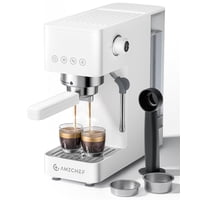 Máquina De Café Espresso Amzchef De 20 Bar A Presión Con Espumador De Leche De 1,5 L